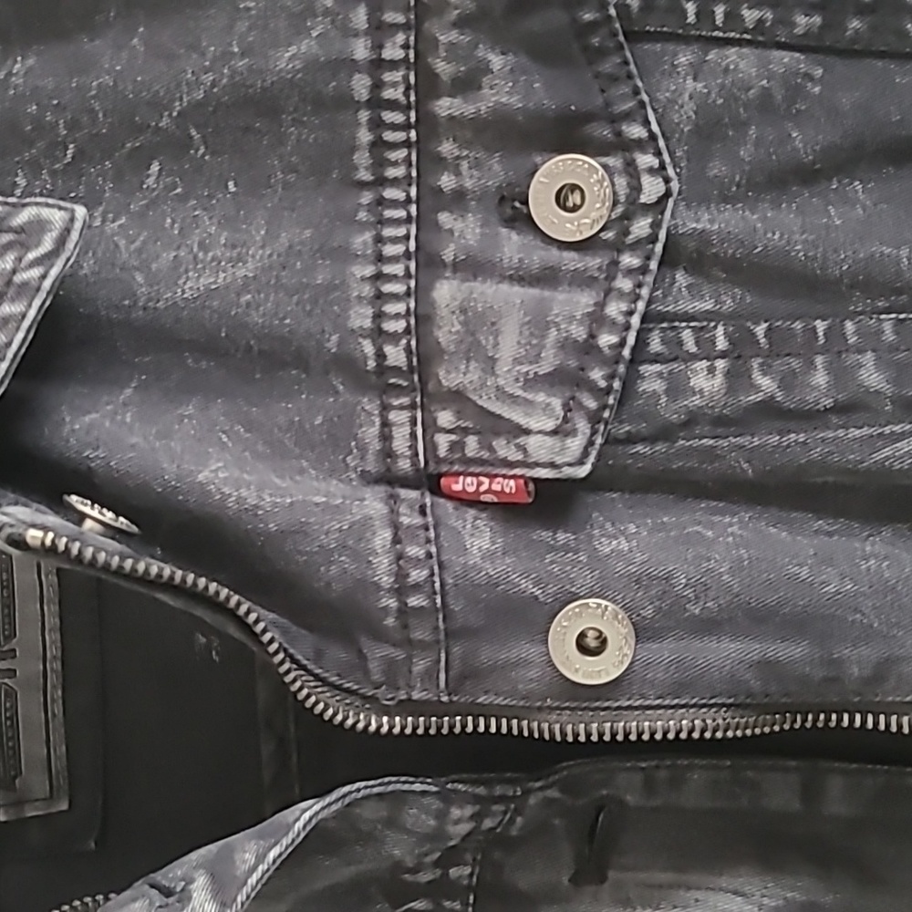 Levi's - Acid Washed Sherpa Sleeve Jacket - Picture 5 of 8